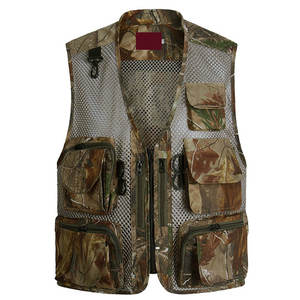 Gilet multifonctionnel pour homme, respirant, camouflage, pour la pêche à la mouche, sac de poitrine imperméable multi-poches - Product Image 1