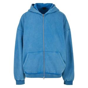 เสื้อฮู้ดดี้ผ้าฝ้ายเฟรนช์เทอร์รี่เนื้อหนัก 100% ล้างสีแบบแอซิดวอช ทำสีซีดแบบซันเฟด ระบายอากาศได้ดี เป็นมิตรกับสิ่งแวดล้อม ทรงปกติ - Product Image 4