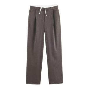 Custom acid wash wide leg <b>sweatpants</b> for streetwear brands <b>women</b> <b>sweatpants</b> baggy pants low MOQ wholesale - Product Image 6
