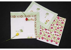 ชุดผ้าปูที่นอนพิมพ์ลายด้วยมือ (3 ชิ้น) พร้อมปลอกหมอน – คุณภาพพรีเมียม - Product Image 2