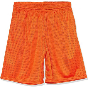 Shorts en maille unie 100 % coton pour homme, personnalisables avec logo, respirants et à séchage rapide, pour l'entraînement - Product Image 1