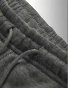 Hardihood International Men's Gray Polyester/Cotton Sweatpants <b>Elastic</b> Waist Drawstring Midweight Pockets Casual Knitted Autumn - Product Image 4