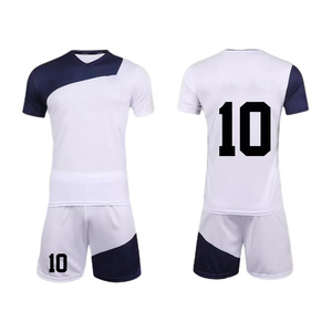Custom Panther Blue Digital Print Breathable Summer Short Sleeve Soccer Uniform Jersey for <b>Men</b> - Product Image 4