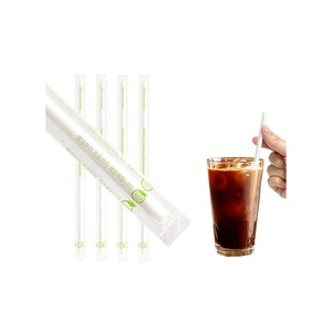 [DONGILPLATECHI] Diang 7 x 210 mm Pailles biodégradables en PLA emballées individuellement, résistantes à la chaleur, pour boissons froides - Product Image 2
