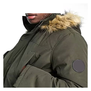 Custom Logo Winter Fashion Men's Long <b>Parka</b> <b>Jacket</b> Outdoor Warm Padded with Cotton Hood Windproof Reversible <b>Jacket</b> For Man - Product Image 6