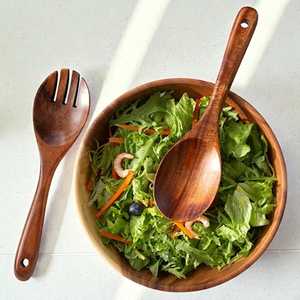 Bol à salade en bois d'olivier fait main, écologique, design moderne poli miroir, cadeau idéal pour les fêtes, Lavie Creations - Product Image 6