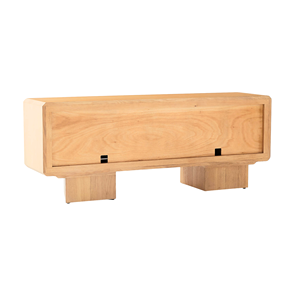Modern Solid Wood Sideboard Cabinet Minimalist Storage Drawer <b>Buffet</b> <b>Table</b> for Living Room Dining Room Furniture - Product Image 4