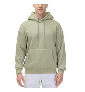 Sudadera con Capucha para Hombre, Nuevo Diseño, 100% Algodón, Forrada, Manga Larga, Cuello Caído, Color Sólido, Cómoda, Tallas Grandes, Personalizable - Product Image 2
