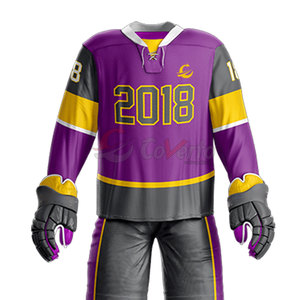 Uniforme de hockey sur glace au design haut de gamme, durable et confortable, parfait pour l'entraînement et la pratique. - Product Image 5