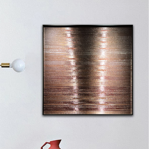 High End Customized Modern Gold Foil Metal <b>Wire</b> Mesh Wall Art OEM ODM Processing Customer Images Luxury Hotel Lobby Mural Decor - Product Image 4