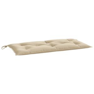 Set di 2 Cuscini Beige in Tessuto Oxford per Panchine da Giardino, 100% Poliestere, Cuscini Eleganti per Esterni - Product Image 4