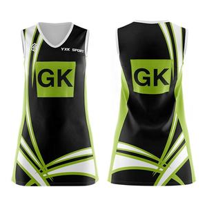 Wholesale Women Sublimation Printed <b>Jersey</b> <b>Black</b> Pink White Breathable Kids Polyester Tank Top <b>Dress</b> Custom LOGO Sportswear - Product Image 4