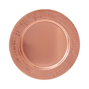 Assiette de service ronde nordique en cuivre, faite à la main, idéale pour la maison, les hôtels, les mariages, la vaisselle de table et les plats – En promotion - Product Image 3