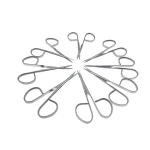Ciseaux de tenotomie Stevens à ruban 12 cm, droits et courbés, en acier inoxydable, instruments ophtalmiques et de neurochirurgie, certifiés CE ISO - Product Image 3