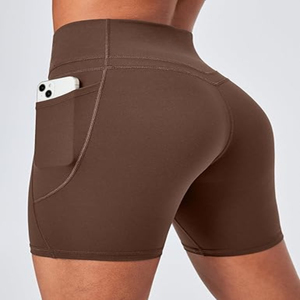 Women's Plus Size Solid <b>Seamless</b> Yoga <b>shorts</b> Breathable fabric Customizable Logo and design Waterproof Sports Yoga <b>Shorts</b> - Product Image 2