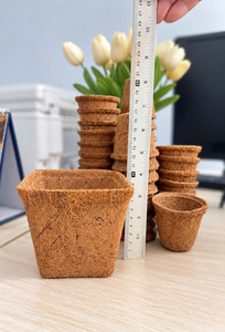 Macetas de Fibra de Coco para Jardinería en Casa, Estilo Simple, Artículos de Jardín - Product Image 2