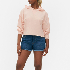 Sudadera Corta con Capucha para Mujer al por Mayor, Impresión Bajo Demanda, Suave, Cómoda, Sexy, Estilo Casual para Uso Diario - Product Image 1