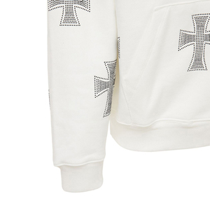 Eye catching <b>men</b> rhinestone hoodie shiny crystal hoodie casual streetwear style long sleeve <b>pullover</b> and comfortable outfit - Product Image 6