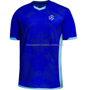 เสื้อฟุตบอลโพลีเอสเตอร์ผสมสแปนเด็กซ์ทันสมัย ออกแบบได้ตามต้องการ เนื้อผ้าระบายอากาศ ชุดกีฬา พร้อมชื่อทีมและหมายเลข - Product Image 4