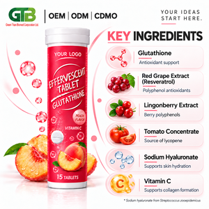 Suplemento de Glutatión Hecho en Taiwán, Tabletas Efervescentes para Blanquear y Aclarar la Piel, Antioxidante, Personalizado OEM ODM, Marca Privada - Product Image 3