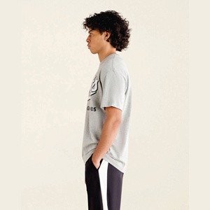 Camiseta de Manga Corta Extra Grande de Algodón Tejido para Hombre, Impresión de Logotipo Personalizado, Transpirable, Ligera, de Alta Calidad, Impresión Serigráfica - Product Image 4