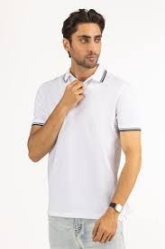 Polo en tricot pour homme, Micah Corporation Apparel, chemise à bordures contrastées, polo de luxe en gros, tricot doux au toucher. - Product Image 3