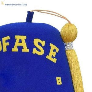 Service OEM ODM disponible, chapeaux Fez de la franc-maçonnerie, tissu de qualité supérieure, décontractés avec options de broderie personnalisées - Product Image 3