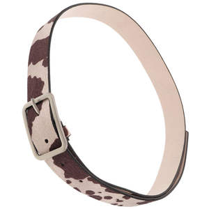 Ceinture en cuir de vachette de qualité supérieure, idéale pour les enfants, les filles et les femmes, avec boucle à ardillon en alliage de zinc, style western. - Product Image 3