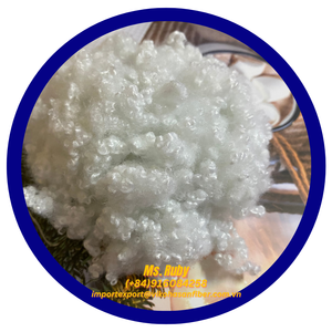 Offre Spéciale Fibre Creuse Conjugée Siliconée en Polyester Recyclé HCS Grade 15D Blanche pour Rembourrage de Canapés, Jouets et Oreillers - Product Image 5