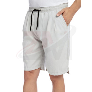 Pantalones cortos de algodón para hombre, suaves, transpirables, informales, ligeros, con cordón, cintura elástica, cómodos, unisex, venta al por mayor - Product Image 2