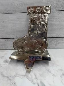 Vintage Metal Rooster Christmas <b>Stocking</b> Holder Hook Farmhouse Bird Tree <b>Hanger</b> Durable Silver Decor European Style - Product Image 6