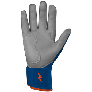 Custom Logo Design Premium Split Leather Durable Lightweight Baseball Batting Gloves <b>Snap</b> Closure Professional Bruce Bolt - Product Image 2