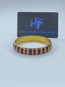<b>Resin</b> Brass Bangles Handmade Ethnic Party Fashion Jewelry for Women Chudi Bangles Wholesale - Product Image 3