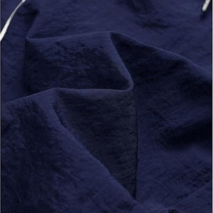 Pantalon coupe-vent en satin bleu marine pour femme, taille mi-haute, avec cordon de serrage, rayures latérales, coupe ample, longueur intégrale, tenue formelle d'hiver - Product Image 3