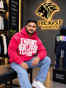 Sweat à capuche rose délavé personnalisé pour homme, avec motif lettres en relief, coupe oversize, style streetwear, en molleton épais, décontracté - Product Image 2