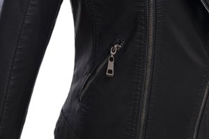Veste en cuir couleur personnalisée à prix abordable, vestes en cuir pour femmes, nouvelle collection 2026, vestes en cuir pour femmes en vente en ligne - Product Image 4