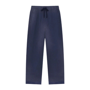 กางเกงวอร์มผ้าฟลีซคอตตอน 100% คุณภาพสูง มีกระเป๋า กางเกงจ็อกเกอร์แบบฟอกสี กางเกงวอร์มสีซีดแบบซันเฟด - Product Image 3