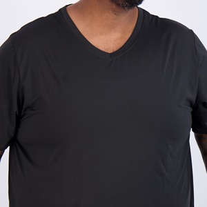 Camisetas de Cuello Redondo 100% Poliéster para Hombre, Logotipo Personalizado, Color Sólido, Alta Calidad, Transpirables, Lisas, Básicas - Product Image 6