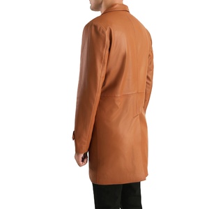 Mens Packable Waterproof Genuine Leather <b>Fleece</b> <b>Lined</b> Breathable Lightweight Windproof Outdoor Shell Rain <b>Jacket</b> OEM ODM - Product Image 4