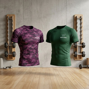 Camiseta Deportiva de Manga Larga para Hombre de Alto Rendimiento, Transpirable, Ecológica, de Secado Rápido, para Yoga, Fitness, Running y Actividades al Aire Libre - Product Image 2