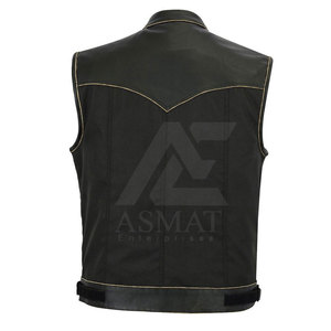 Chaleco de Motociclista Premium y Elegante para Hombre, Sin Mangas, Estilo Urbano - Product Image 6