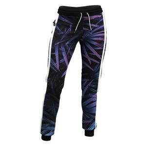 Men's Sublimation Printed Sweatpants With Side Stripe Elastic Waist Drawstring Casual Joggers Lightweight Polyester Summer Wear - Product Image 1