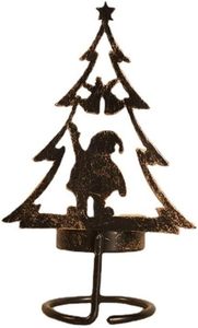 <b>Tealight</b> <b>holder</b> for Christmas candles metal tree reindeer candle <b>holder</b> - Product Image 5