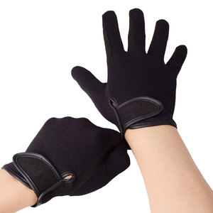Guantes de equitación de cuero duraderos y elegantes con pantalla táctil para hombre, OEM, antideslizantes, para todas las estaciones, color personalizado, guantes de seguridad para exteriores - Product Image 1