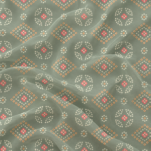 Tela de Chifón Puro con Diseño de Rosas Vintage, Estampado Digital Floral, Tela Textil de Lujo para el Hogar - Product Image 4