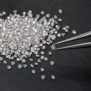 Diamants naturels ronds taille brillant, couleur FG, clarté VS, 0,004-0,008 carats, diamants en vrac pour la fabrication de bijoux |   Vente en gros - Product Image 2