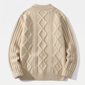 Men Winter Ski <b>Sweater</b> Thick Warm Knit Pullover Comfortable Casual <b>Sweater</b> for Outdoor Travel and Daily Wear - Product Image 6