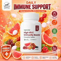 Elma Food High Strength Vitamine C Kauwtabletten Citrus Fruit Extract Halal OEM ODM 60 stuks Melkzuurvrij Vegan Immuniteit Booster