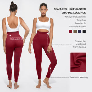 Leggings de Yoga para Mujer al por Mayor, Personalizados, Sin Costuras, Ajustados, de Alta Elasticidad, Secado Rápido y Transpirables - Product Image 4