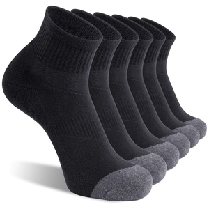 Calcetines tobilleros al por mayor 2026 de algodón y fibra de bambú, transpirables, de color liso, informales, para uso diario, para adultos, de punto, de grosor estándar, para primavera. - Product Image 2